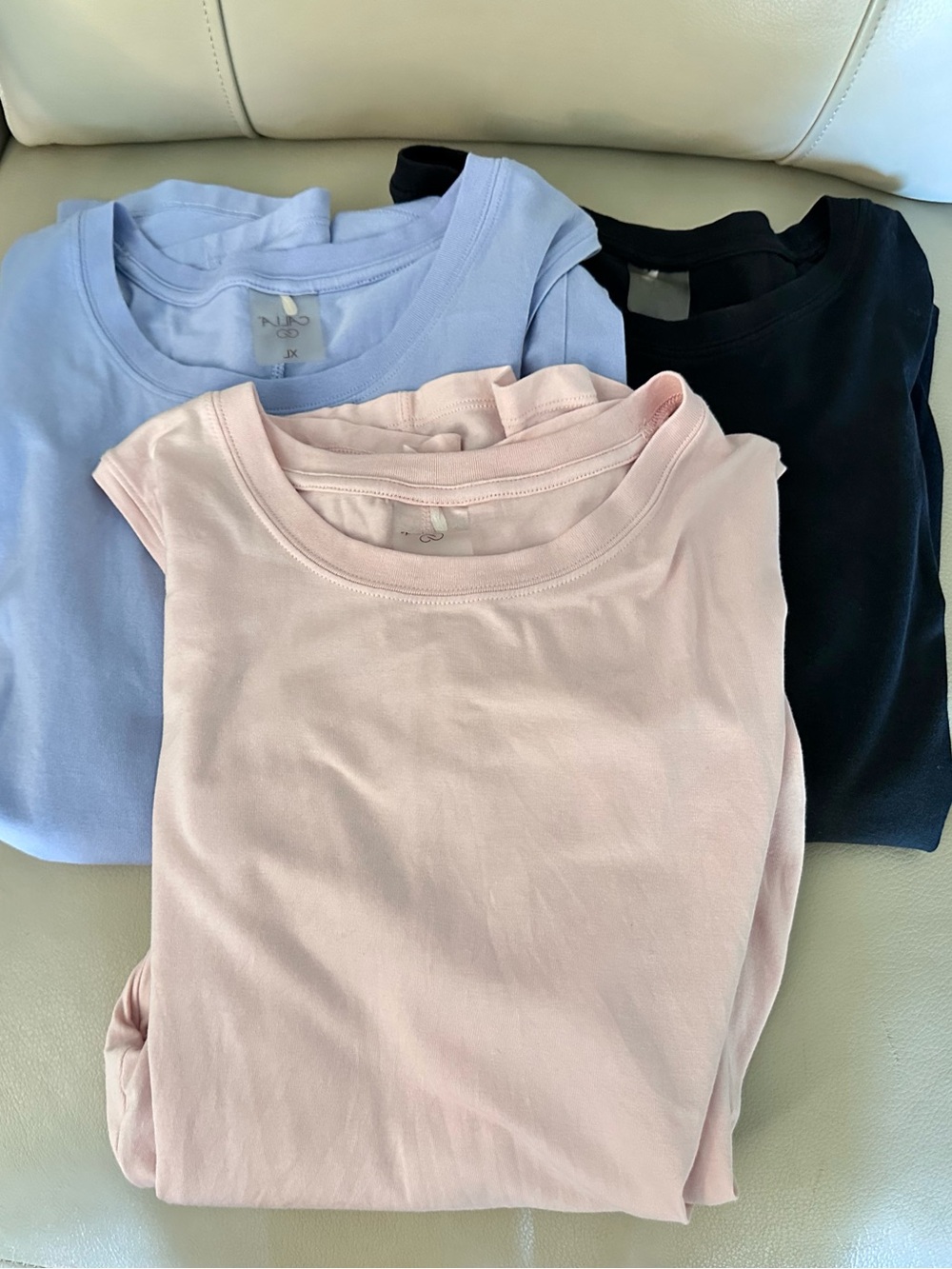 Calia X 3 XL Everyday black, blue, pink shirttail activewear tank set comfort